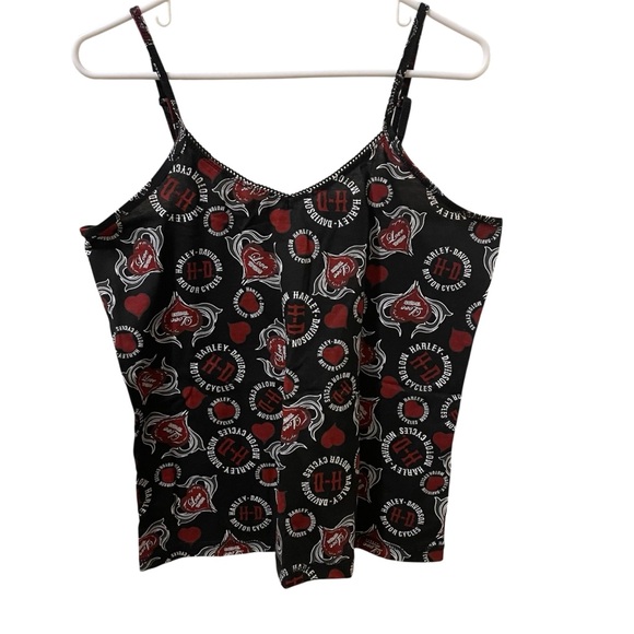 Harley-Davidson Tops - Harley-Davidson Women's Black and Red Camisole